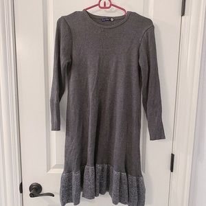 *GLITTER*Girls Sweater Dress Knee Length Size 12